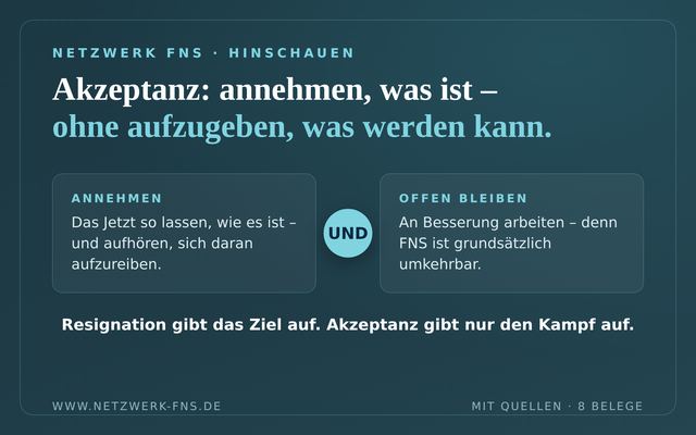 Akzeptanz: annehmen, was ist – ohne aufzugeben, was werden kann