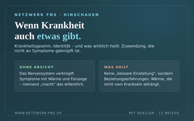 Wenn Krankheit auch etwas gibt – Krankheitsgewinn und Identität