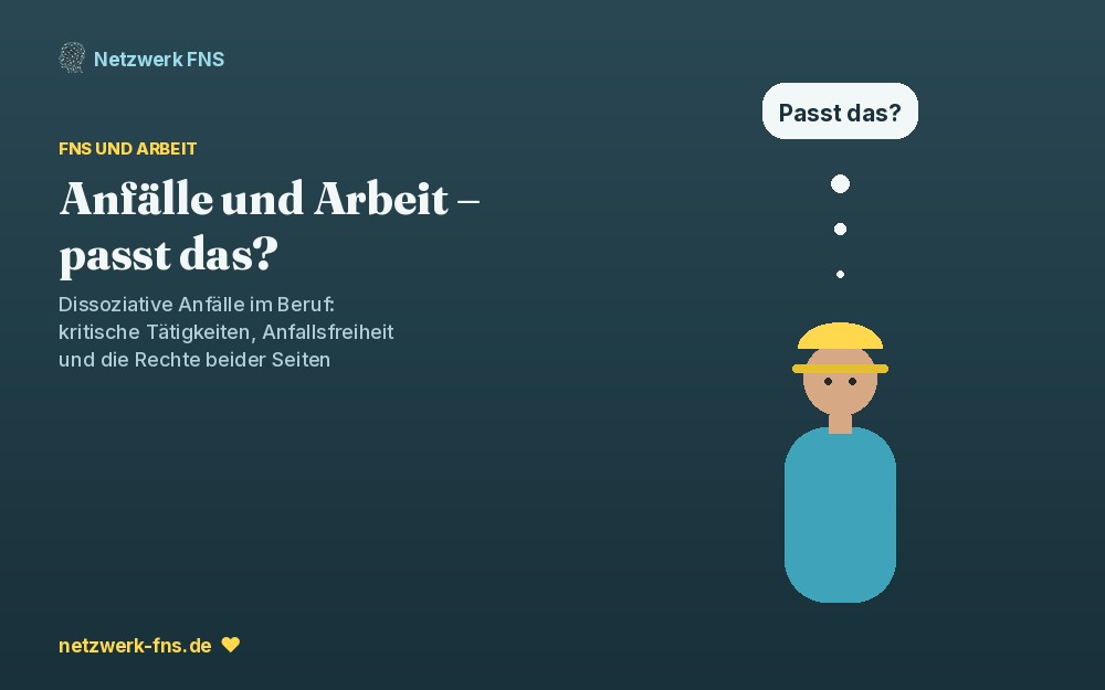 Person mit Schutzhelm und Gedankenblase: Passt das?